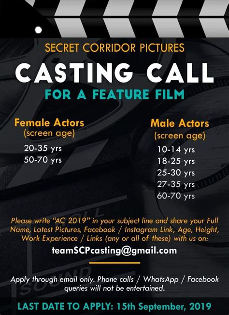 private casting|Movie Auditions & Film Casting Calls .